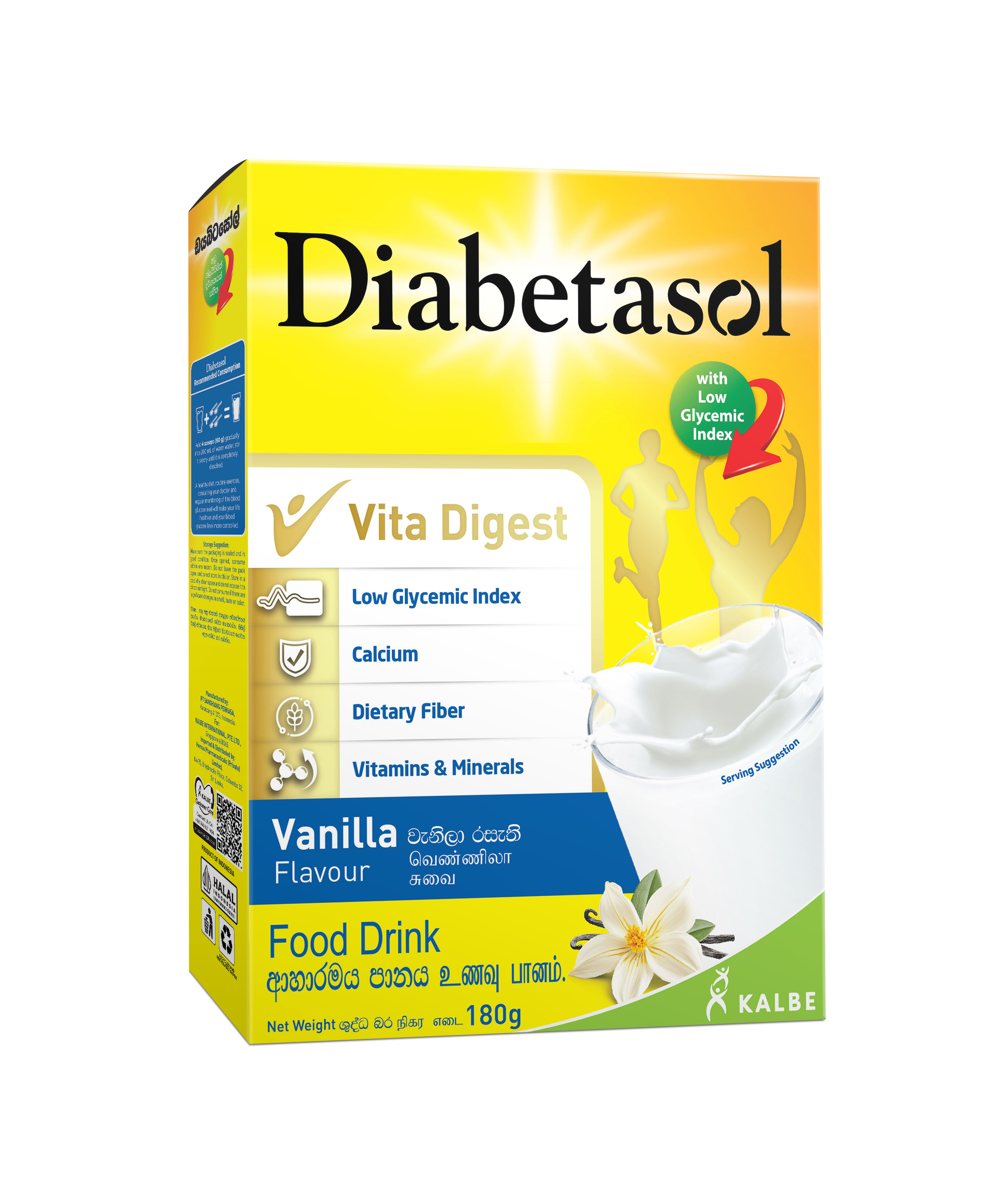M Box Diabetasol Vanilla 180g LK