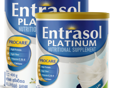 Vanilla Entrasol 400g Tin x 2