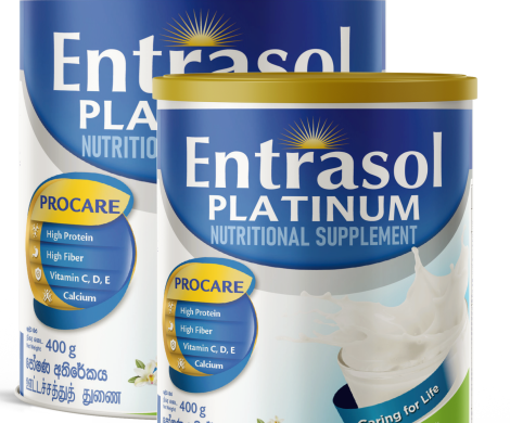 Vanilla Entrasol 400g Tin x 2