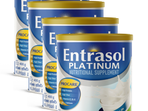Vanilla Entrasol 400g Tin x 4